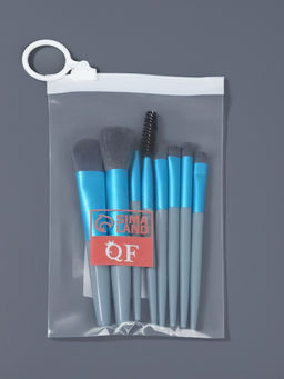 Набор кистей для макияжа COLOR POWER, 8 шт., голубой