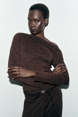 PIQU_ TROUSERS WITH BELT - Zara фото 12