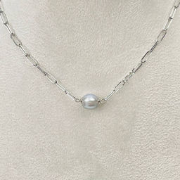 Кулон на цепочке из Жемчуга 38 см +