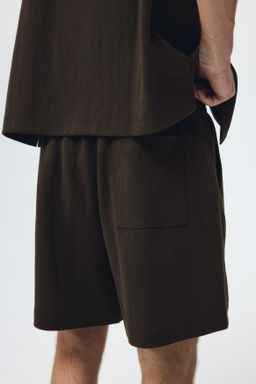 Pantal?n corto interlock Relaxed Fit - H&m фото 7
