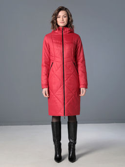 25311 Пальто дем. красный