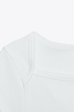 COTTON MODAL T-SHIRT - Zara фото 9