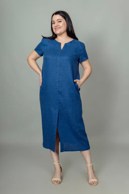 Платье  100% лен