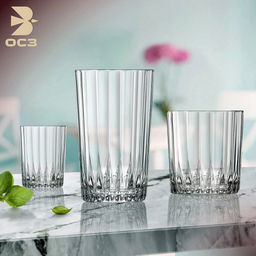 Стакан стеклянный Мистерия 250мл, д7,5см, h8см, низкий (Россия) - Домашняя мода фото 3