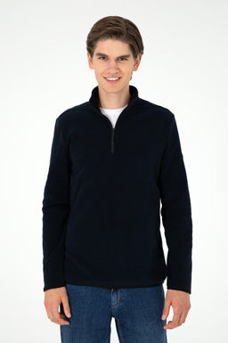 Мужской темно-синий базовый свитшот Неожиданная скидка в корзине - U.s. polo assn фото 3