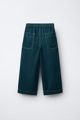 BALLOON TROUSERS WITH TOPSTITCHING - Zara фото 6