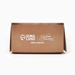 Цена за 5 шт. Коробка складная с окном «Зайка», 6 х 2 х 3.5 см