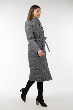 01-10186 Пальто женское демисезонное (пояс) - El podio фото 3