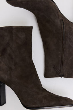 Botines calcet?n de ante con tac?n - H&m фото 3