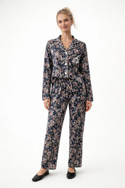 Женская пижама с брюками и рубашкой ТК-252.раз