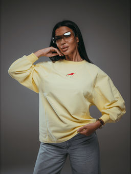 Символ свитшот женский (желтый)