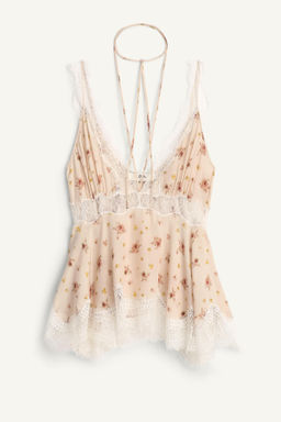 TOP ESTAMPADO ENCAJE LIMITED EDITION / Estampado - Zara фото 5