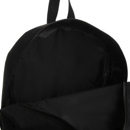 Рюкзак текстильный с карманом кожзам, 38х29х11 см, черный - Nazamok фото 9