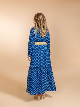 Платье (хлопок) №25-582-3 - Ганг фото 5