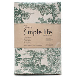 Скатерть 120х145, саржа, 100% хлопок, Гербариум ВБ - Традиция фото 29