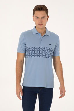 Erkek A__k Mavi Ti__rt