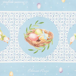 Дорожка на стол Пасхальные радости 40х146 см, 100% хл, саржа 190 гр/м2 - Этель фото 13