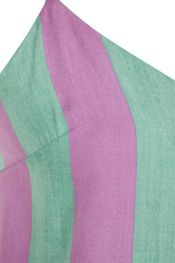 Trendyolmilla Pembe Cizgili Ip Ask?l? Viskon Sortlu Dokuma Pijama Tak?m? THMSS23PT00225 фото 25