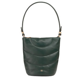 Итальянская женская кожаная сумка DuDu серии Barbara S | зеленый