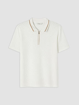 Polo Yaka Penye Erkek Ti??rt