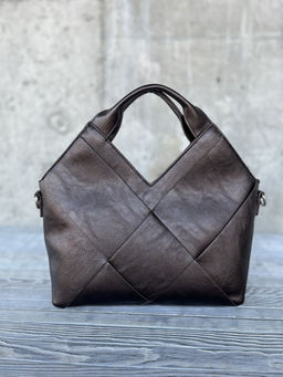 Женская сумка из эко кожи 0025 Бронза - Sergio valentini фото 2