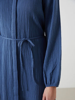 Hakim Yaka M?slin Kad?n G?mlek Elbise