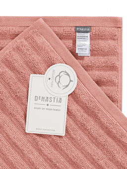 Полотенце махровое 50x90 розовый махровая ткань