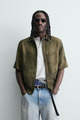 ABSTRACT PRINT RELAXED FIT SHIRT - Zara фото 10