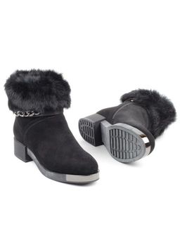 04-206W-8Y1 8J33M Ботинки зимние женские (натуральная замша, натуральный мех) - Фабричный китай фото 16