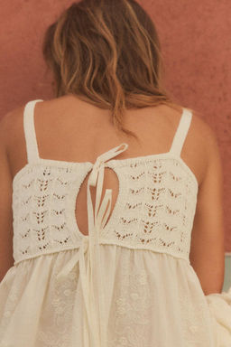 CONTRASTING KNIT DRESS - Zara фото 4