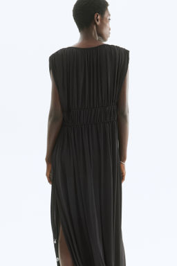 Vestido drapeado con cord?n de ajuste - H&m фото 6