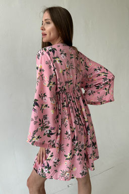 Платье женское FLOWER030/09/Розовый, зеленый - M&G all natural фото 9