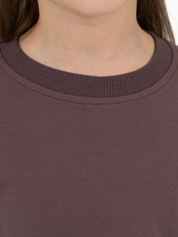 Костюм для девочки сливовый 7065 (122)