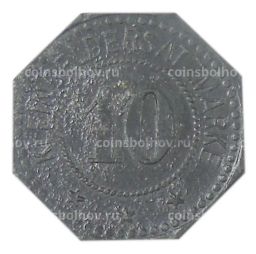 10 пфеннигов Германия Нотгельд  PETER FIX SOHNE
