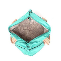 Сумка женская текстиль BoBo-5202, 1отдел, плечевой ремень, зеленый 260731  фото 3