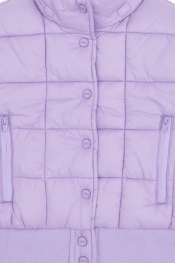 Сиреневое пальто для девочки - U.s. polo assn фото 3