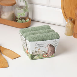 Набор полотенец Этель Счастливой пасхи 35х50 см - 3 шт, 100% хл, махра 340 г/м2  фото 8