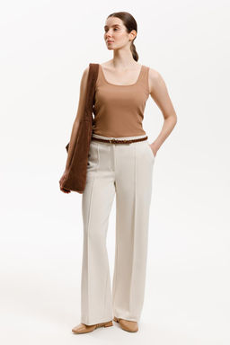 ЕВТ 3224/25/охра коричневая майка жен - Very neat фото 4