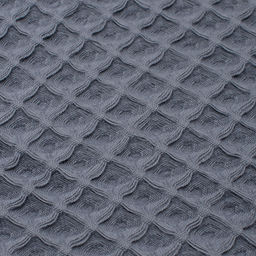 Полотенце вафельное 70х140, 100% хлопок, Серый - Традиция фото 4