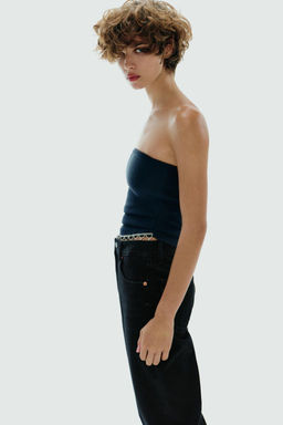 JEWEL STRAPLESS TOP - Zara фото 20