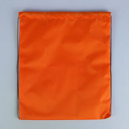 Мешок для обуви 420 х 340 мм, Calligrata Стандарт, (мягкий полиэстер, плотность 210 D), оранжевый  фото 4