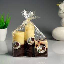 Набор свечей ароматических «Ваниль- кофе», 3 шт.