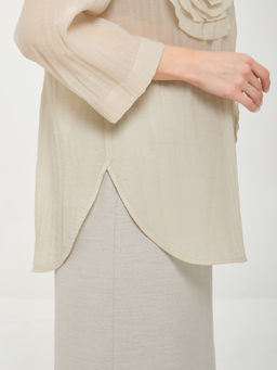 Блузка с поясом