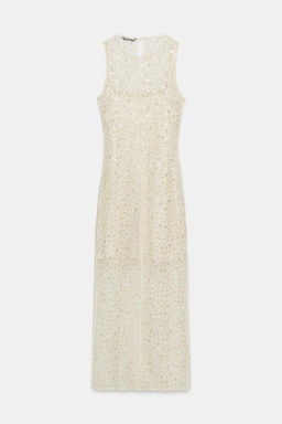 VESTIDO MIDI LENTEJUELAS / Crudo - Zara фото 17