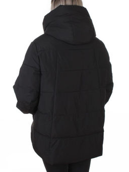 YR-6619 BLACK Куртка зимняя женская (150 гр. холлофайбер)