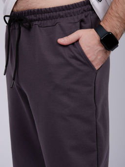 Джоггеры "Джереми 4" антрацит, футер с лайкрой