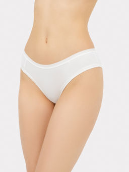 Цена за 2 штуки! Трусы женские слипы набор (3 шт.) в сумрачно-белом цвете - Mark formelle фото 2