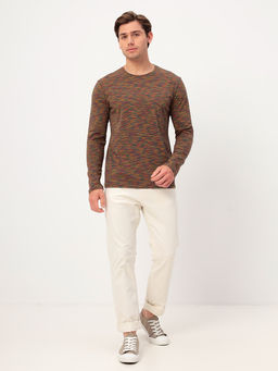 Футболка мужская длинный рукав GREG G165-KM-OR1059 (бордо)  фото 2