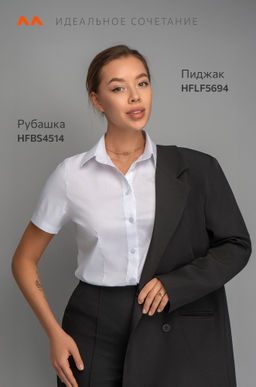 Женская приталенная рубашка Happyfox