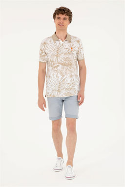 U. S. Polo Assn / Мужская футболка светло-хаки - U.s. polo assn фото 4